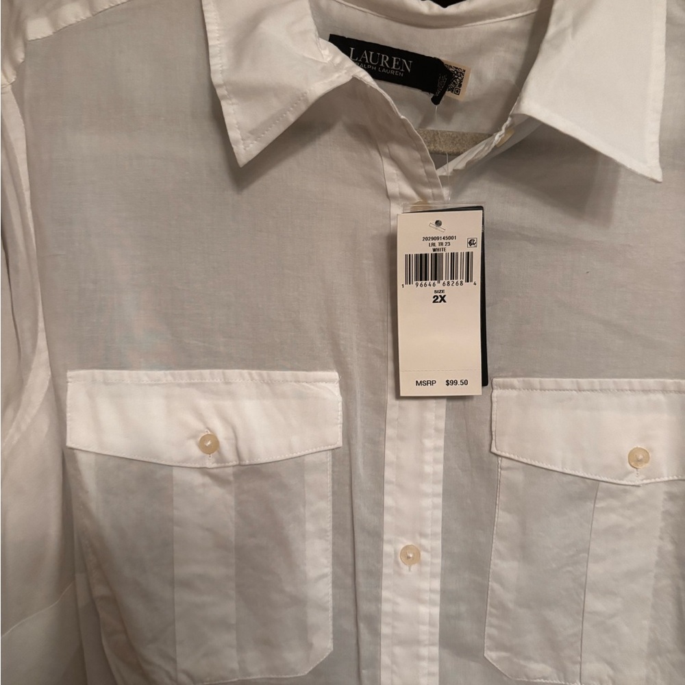 Ralph Lauren White Button Down Shirt